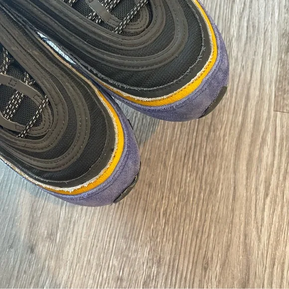 NIKE Air Max 97 ACG Terra Black Blue Yellow Sneakers DB4611-400 - Picture 9 of 13